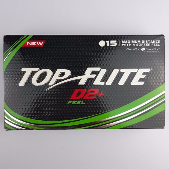 Top Flight D2+ Feel Golf Balls Pack of 15 Balls - Picture 2 of 7